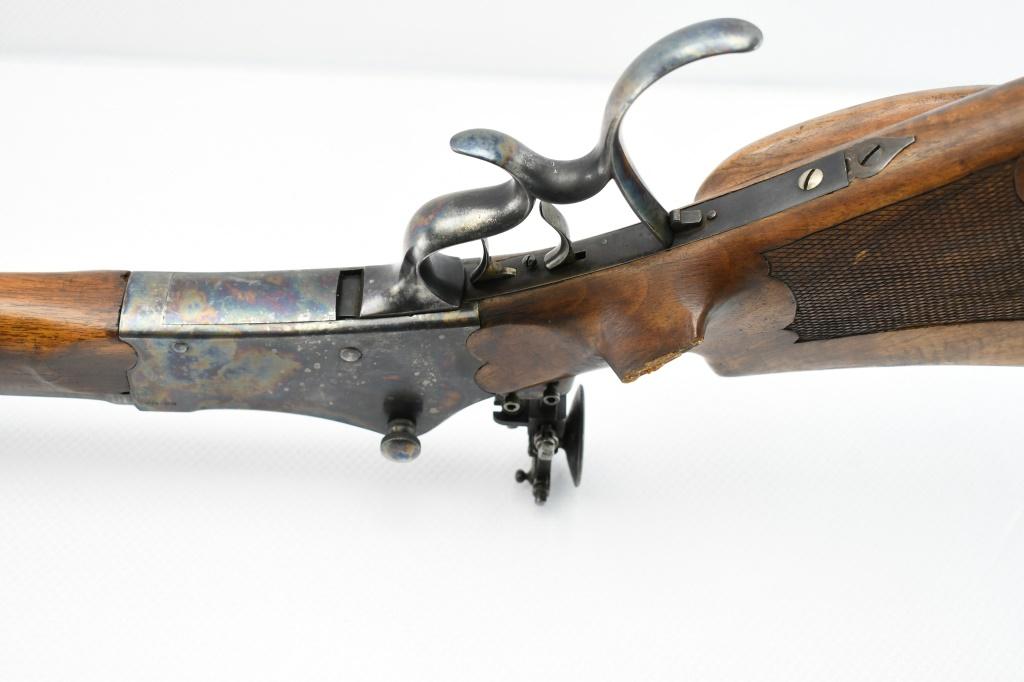 1928 German K. Gebert, Schuetzen Target Rifle, 8.15x46R, Swinging Block, SN - 1982