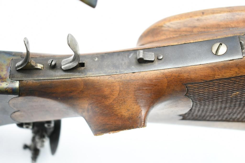 1928 German K. Gebert, Schuetzen Target Rifle, 8.15x46R, Swinging Block, SN - 1982