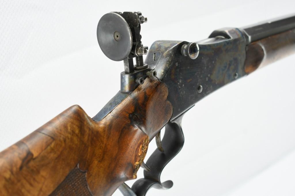 1928 German K. Gebert, Schuetzen Target Rifle, 8.15x46R, Swinging Block, SN - 1982