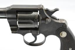 1916 Colt, Officers' Model, Second Issue (5"), 38 Special, Revolver, SN - 420689