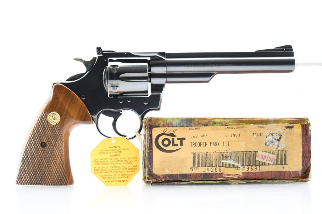1979 Colt, Trooper MK III (6"), 22 Magnum R.F., Revolver (W/ Box), SN - Y9681