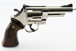 1956 Smith & Wesson, Cased Pre-29 "Five Screw" (4" Nickel), 44 Magnum, Revolver, SN - S168521