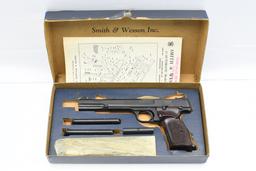 1968 Smith & Wesson, Model 46, 22 LR, Semi-Auto (W/ Box/ Magazines/ Weight), SN - 93404