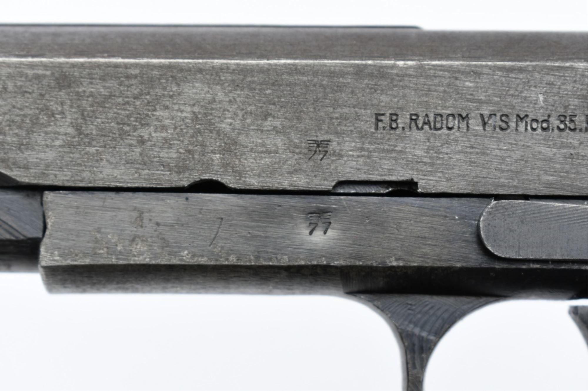 WWII German, Vis-35 Radom - Grade III, 9mm Luger, Semi-Auto, SN - C9450