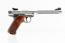 Ruger Mark IV Hunter (6.88" - Fluted Stainless), 22 LR, Semi-Auto (NIB), SN - 500012713