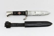 Early Pattern (1933-1936) Hitler Youth (HJ) Knife With Scabbard