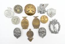 (13) German Nazi Pins