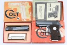 1961 Colt Junior, 25 ACP & 22 SHORT Conversion Kit (W/ Boxes), SN - 9875CC