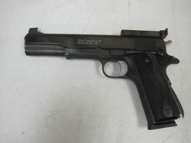 "Colt mod.1911 45 ACP cal semi auto pistol custom made by Clark (Clark Long