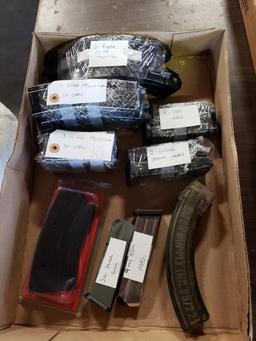 Assorted magazines 3 - Ruger 10-22, 4-30 cal 30 round, 3-380,  3-15 round 30 cal, 2-Glock 10mm, 9 mm