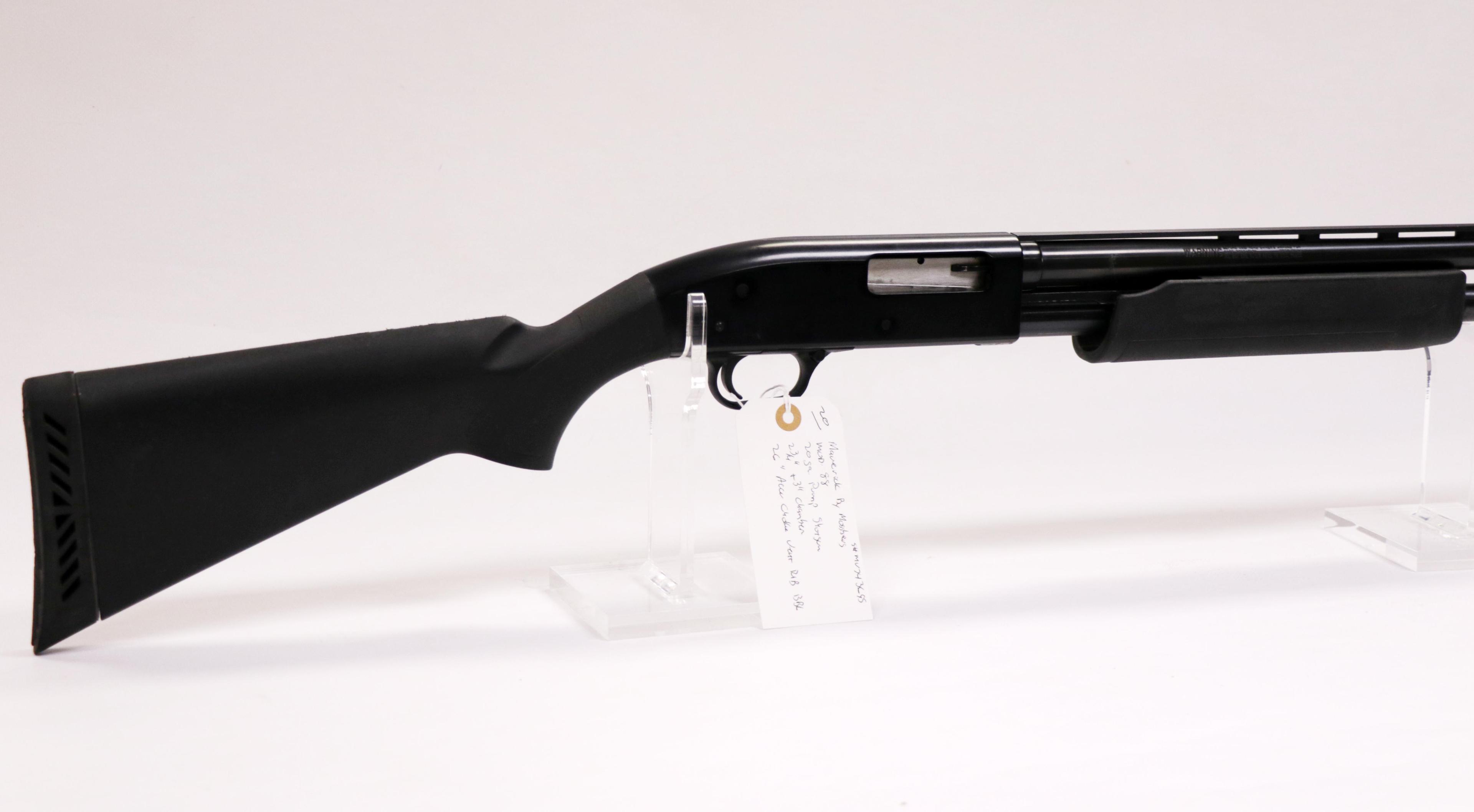 Maverick by Mossberg mod 88 20 ga pump shotgun