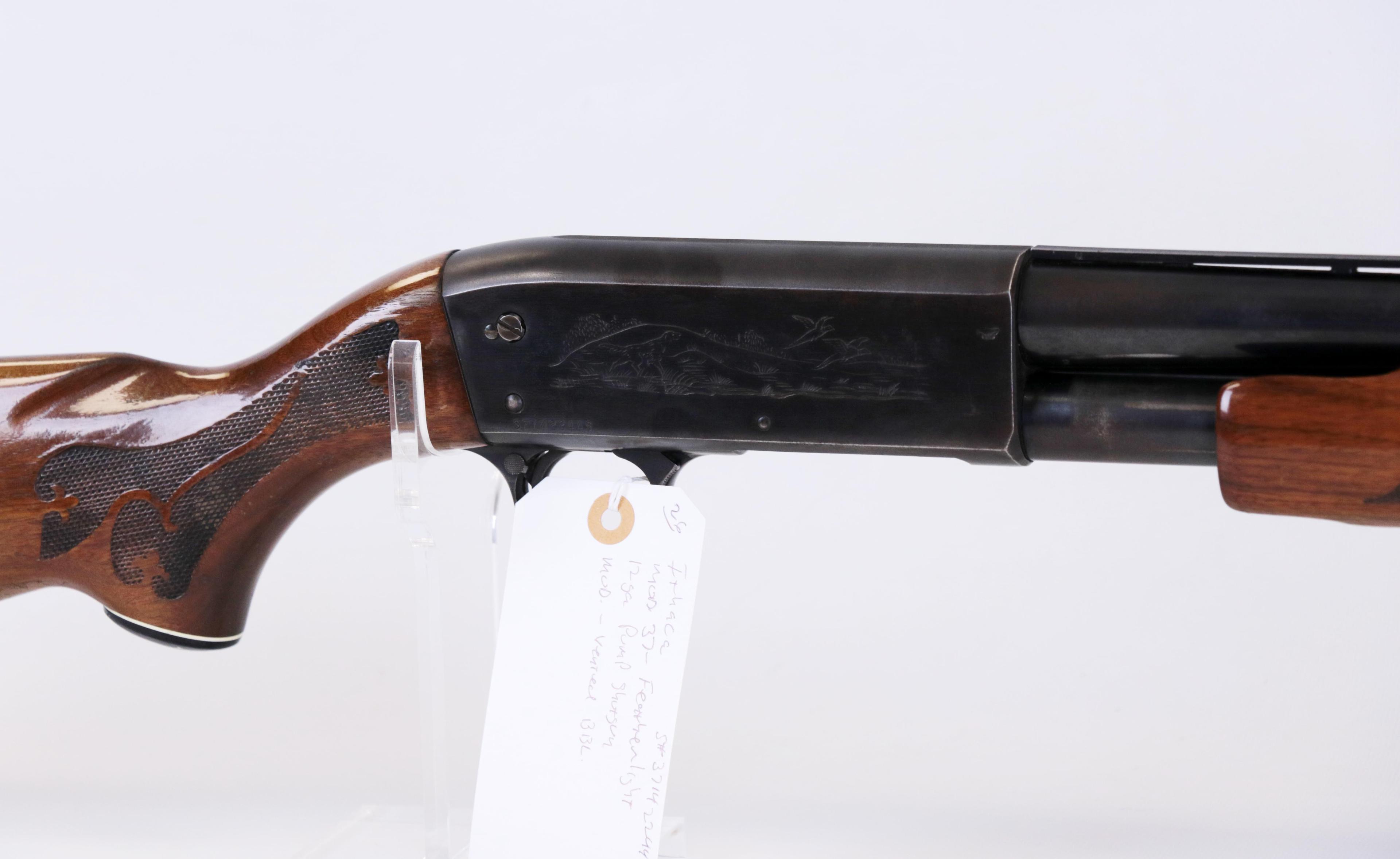 Ithaca mod 37 Featherlight 12 ga pump shotgun