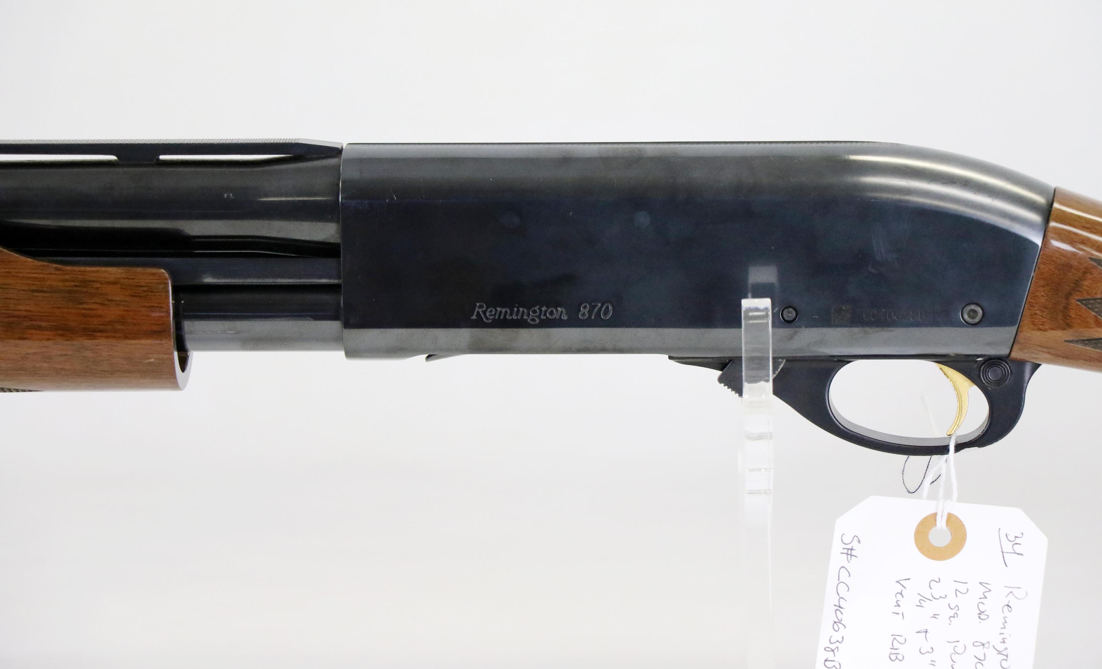 Remington Wingmaster mod 870 Light Contour 12 ga pump shotgun