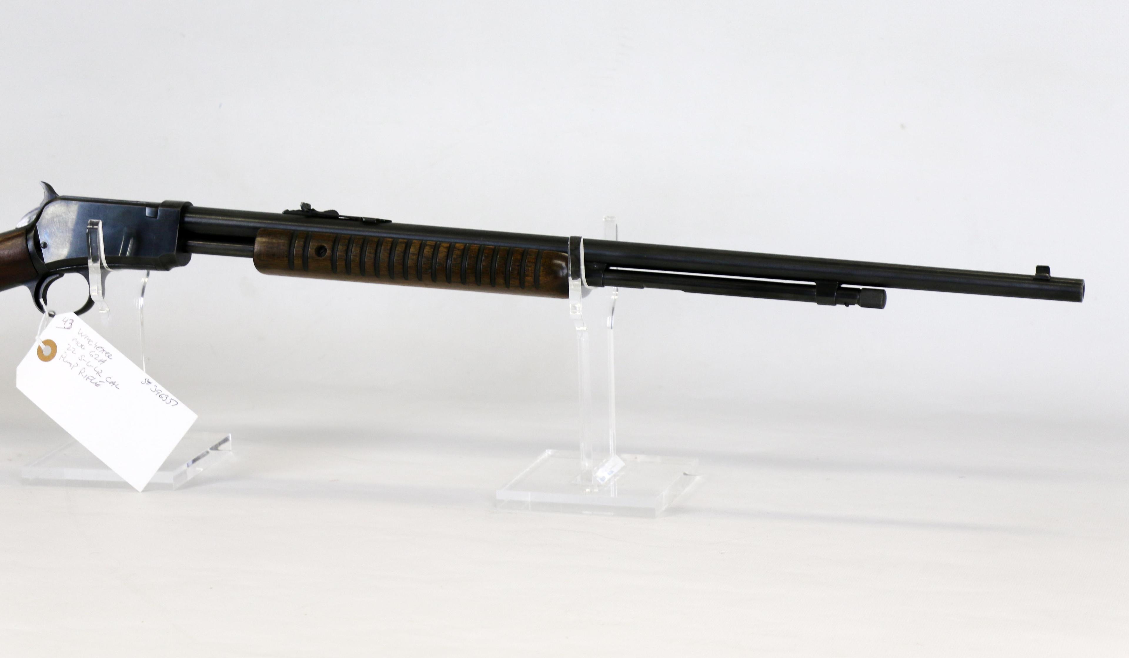 Winchester mod 62A 22 S-L-LR cal pump rifle