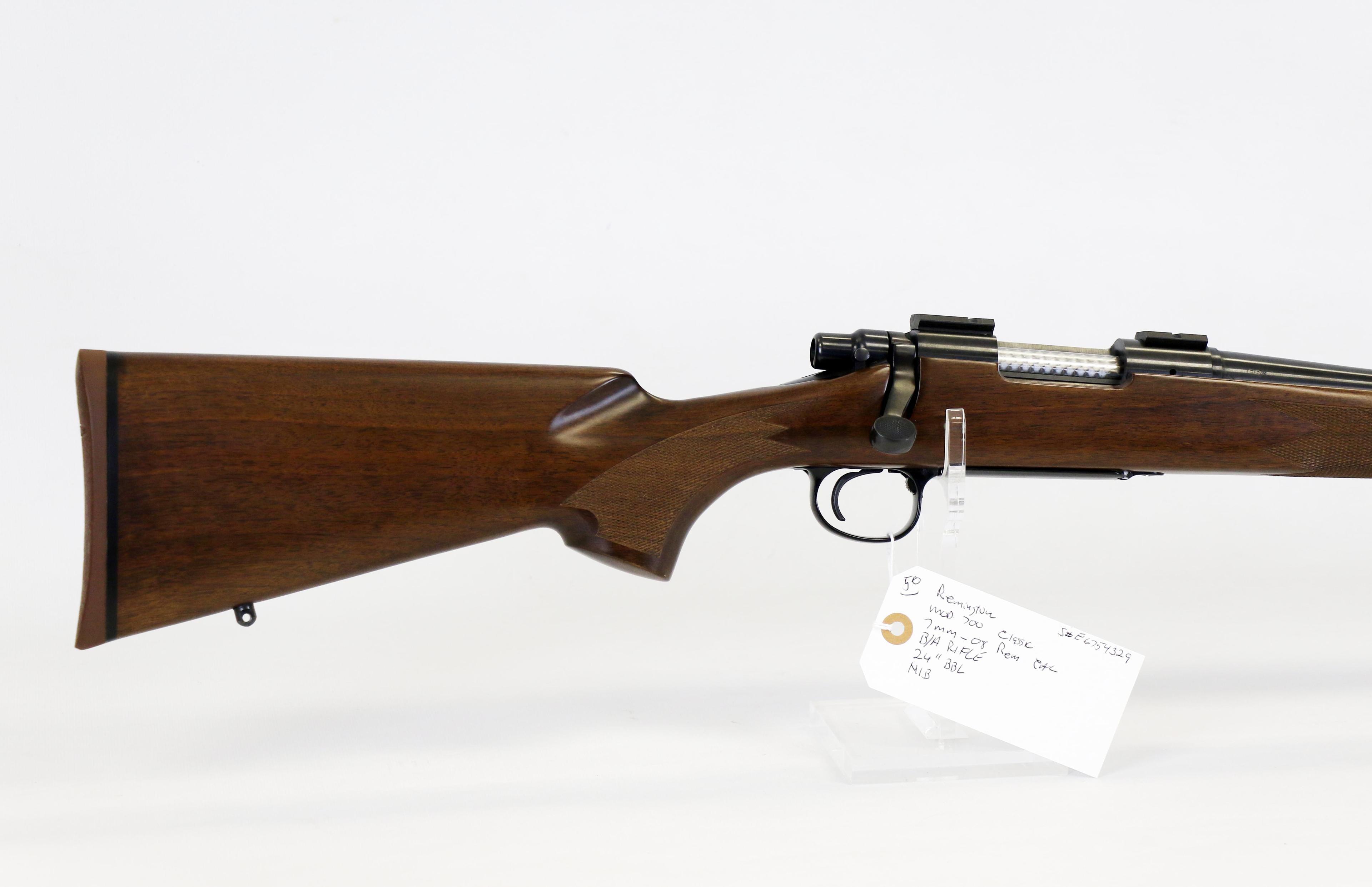 Remington mod 700 Classic 7mm -08 rem cal B/A rifle
