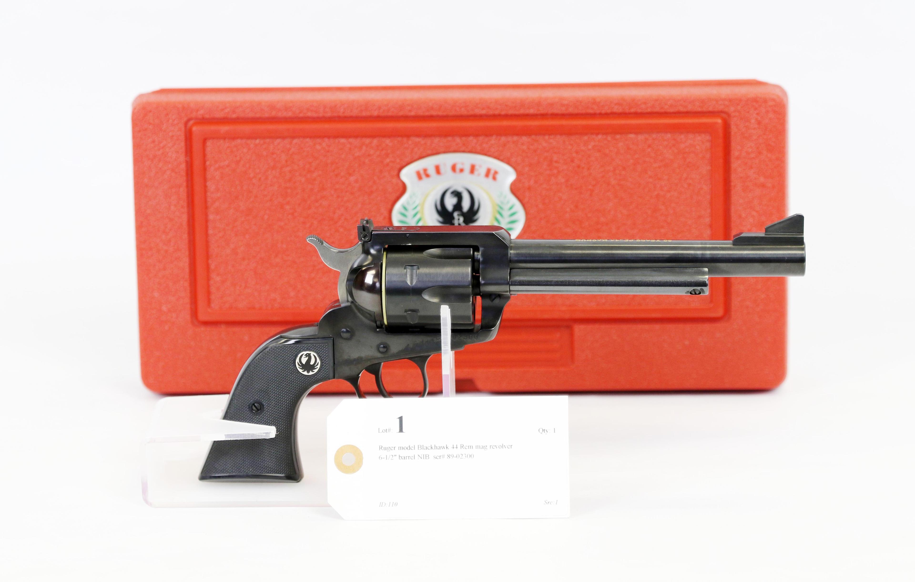 Ruger model Blackhawk 44 Rem mag revolver