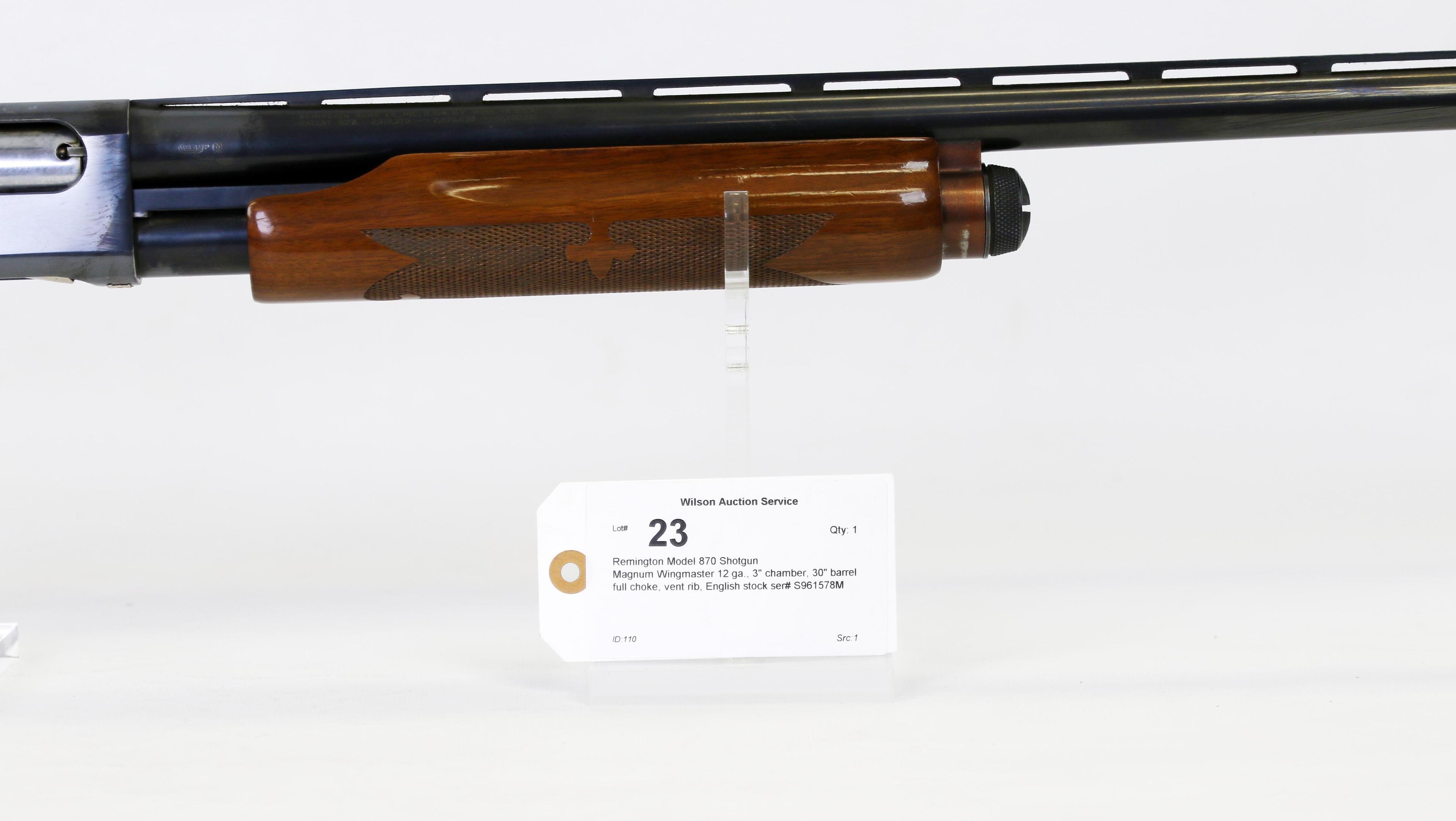 Remington Model 870 Shotgun