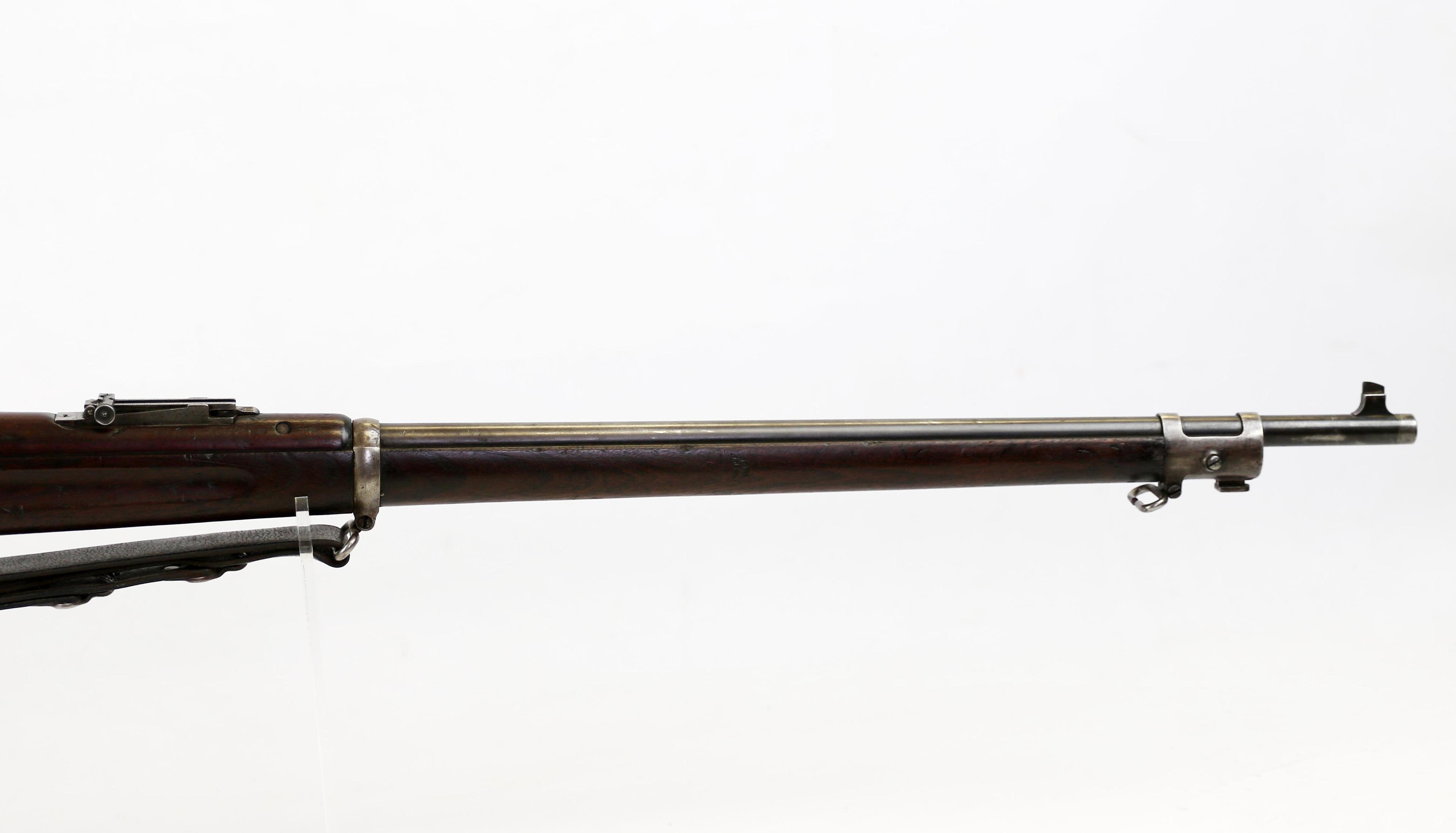 US Springfield Krag mod 1898 30-40 cal B/A rifle w/leather sling ser# 406044