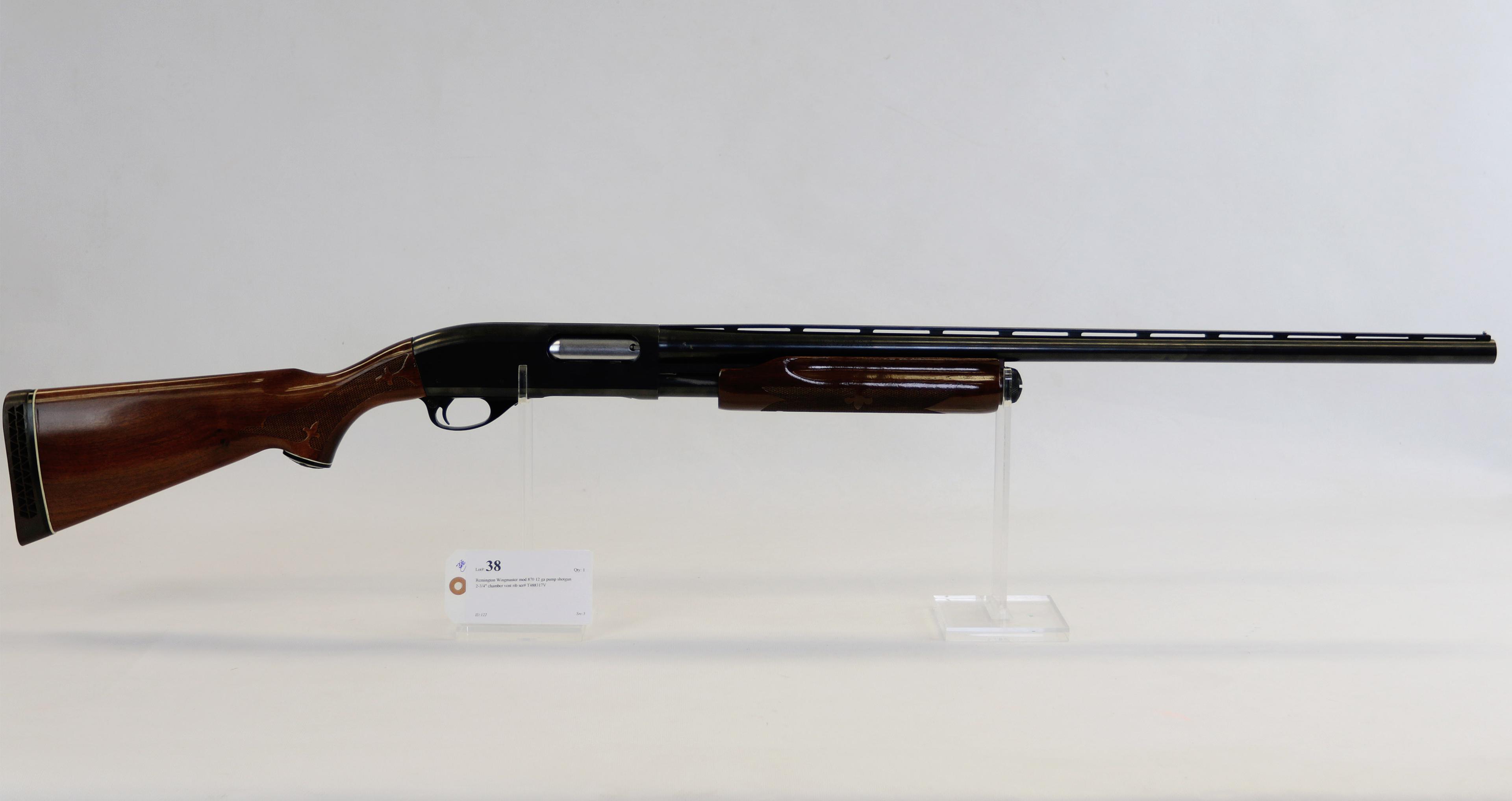 Remington Wingmaster mod 870 12 ga pump shotgun