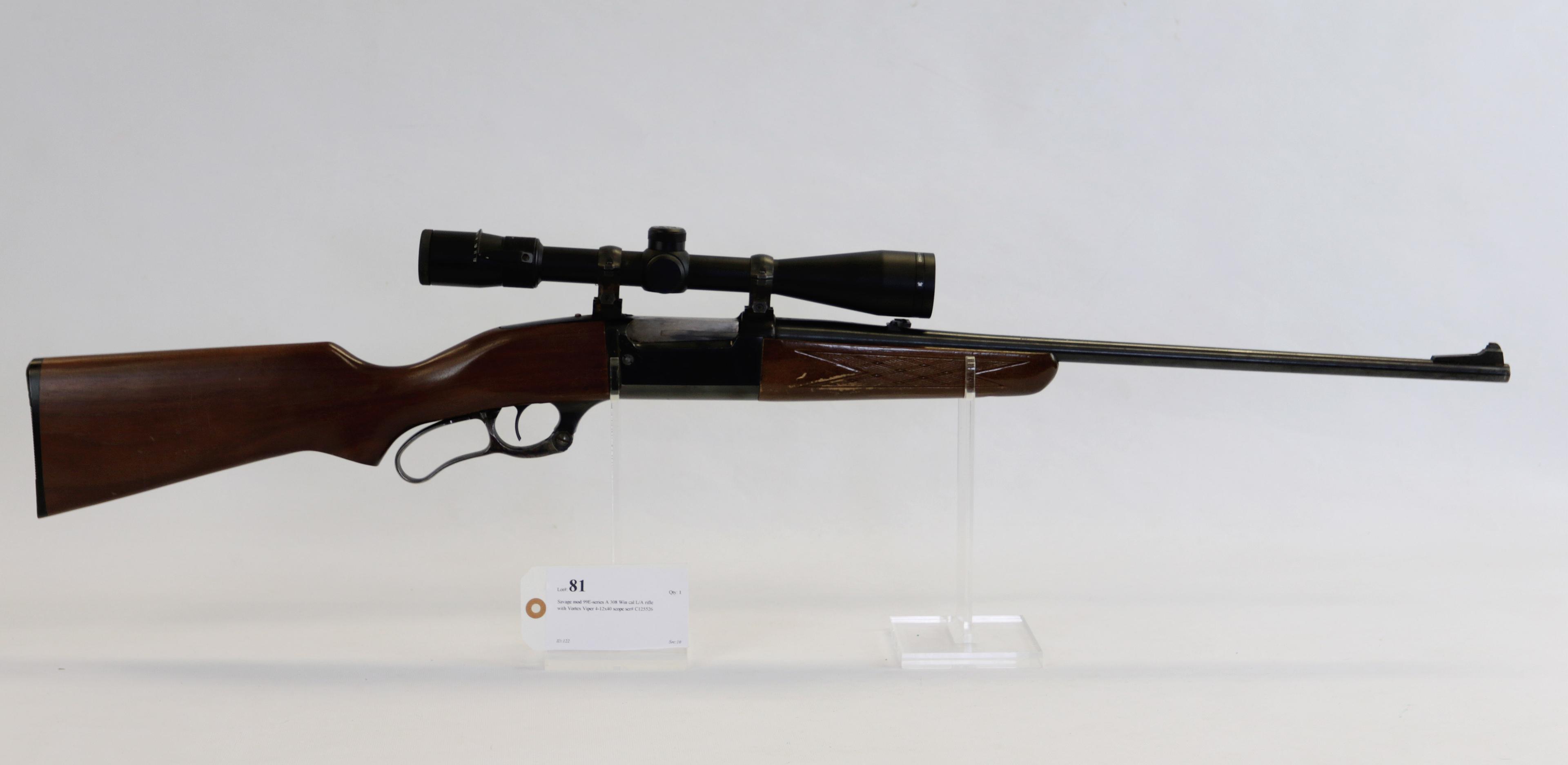 Savage mod 99E-series A 308 Win cal lever action rifle