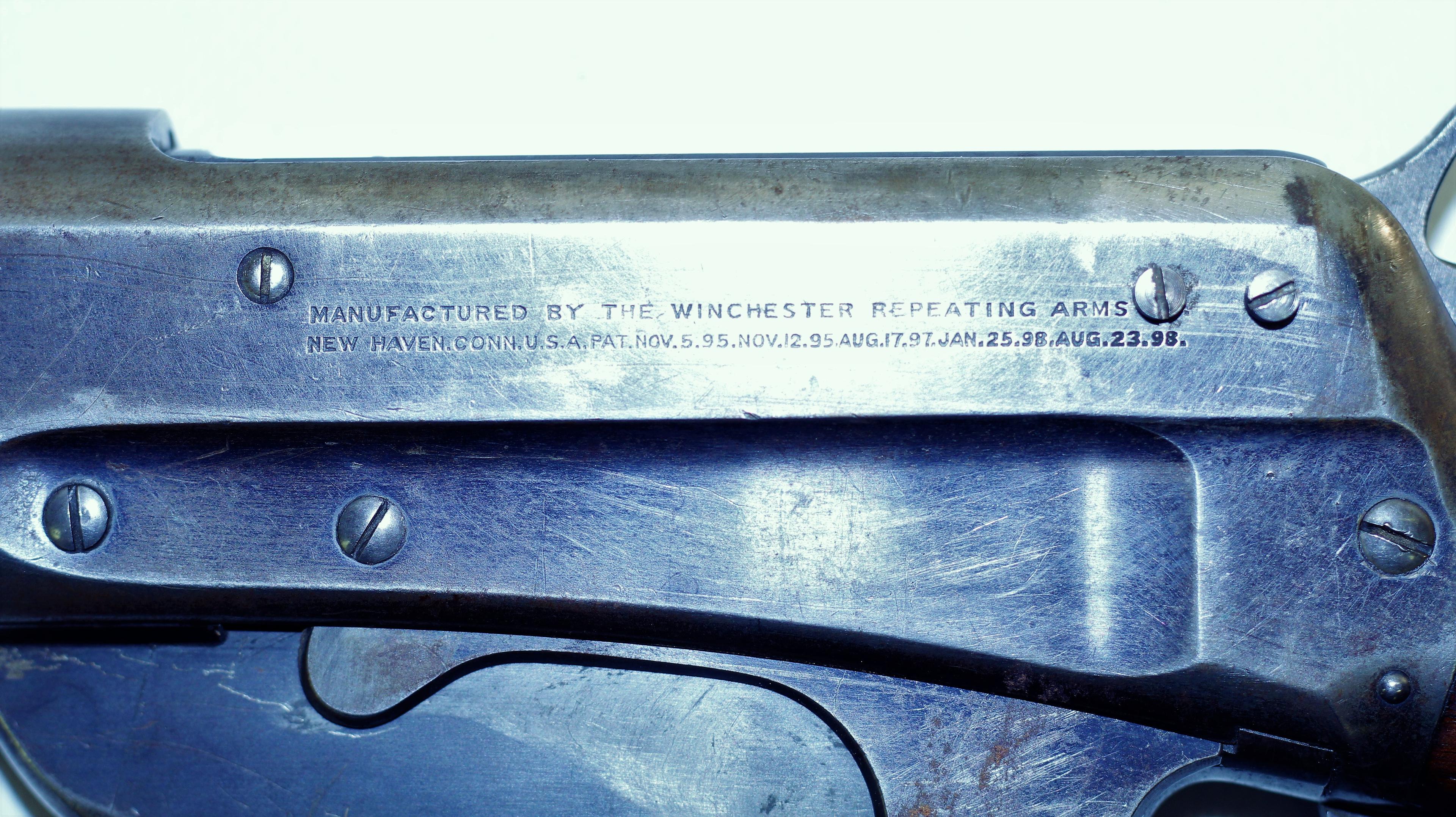 Winchester mod 1895 30 cal (30-40 Krag) L/A rifle