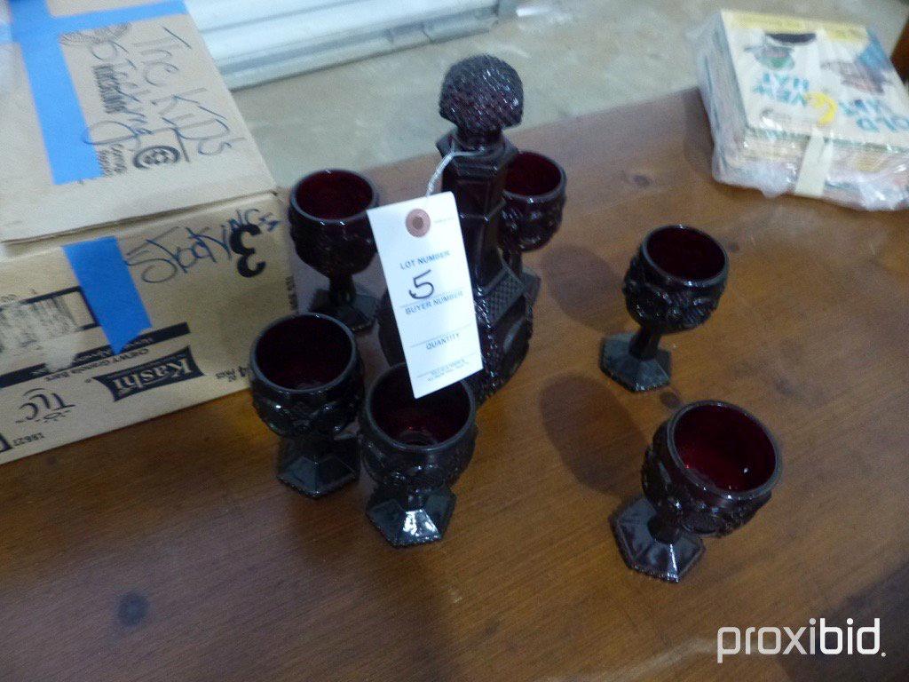 BURGANDY VASES