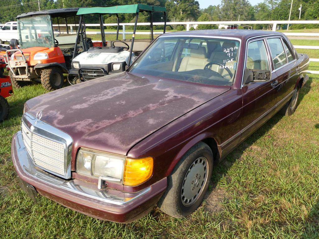 MERCEDES 1991 112K MILES TURBO 350 4DR DIESEL