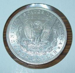 1900 Morgan Silver Dollar Coin AU Almost Uncirculated