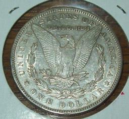 1886 Morgan Silver Dollar Coin XF/AU Almost Uncirculated