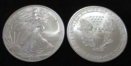 2004 American Silver Eagle 1 Troy Oz. .999 Fine Silver Dollar BU Uncirculated