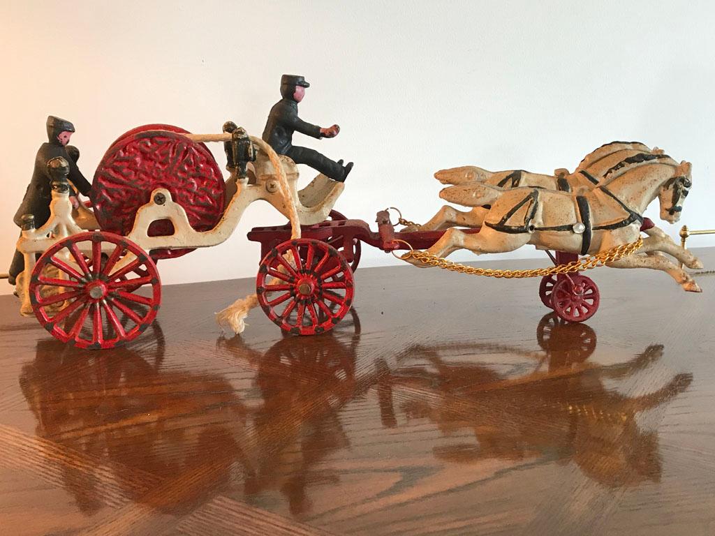 Champion Cast Iron Horse and Buggy