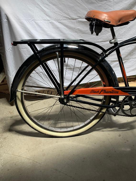 1954 Schwinn Black Phantom Bicycle