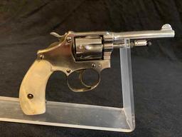 Smith&Wesson Lady Smith  3" BBL Nickel .22 S&W Hand Ejector (fair condition)