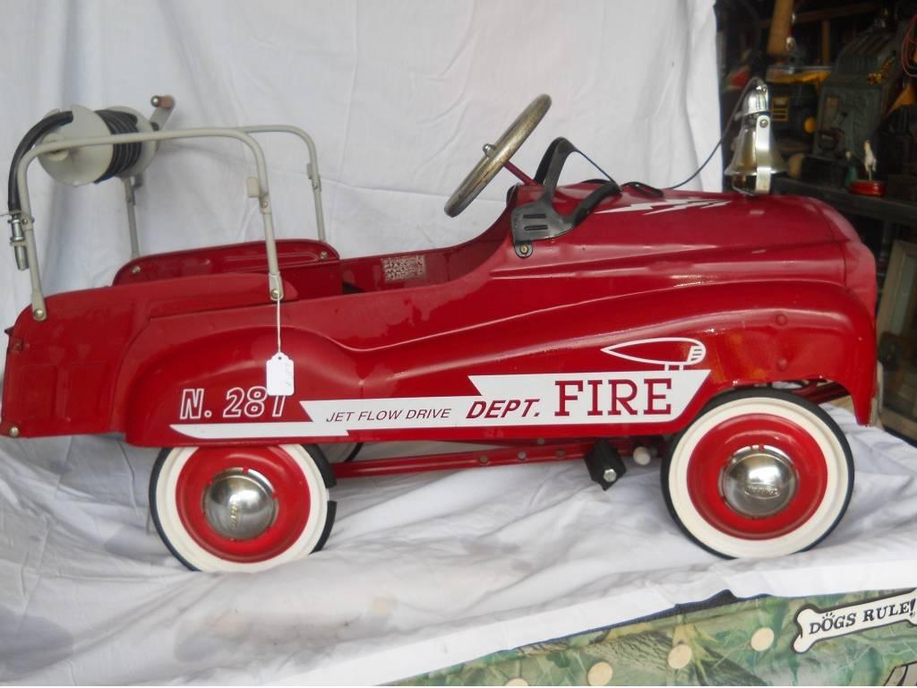 Red Fire Truck Pedal Car