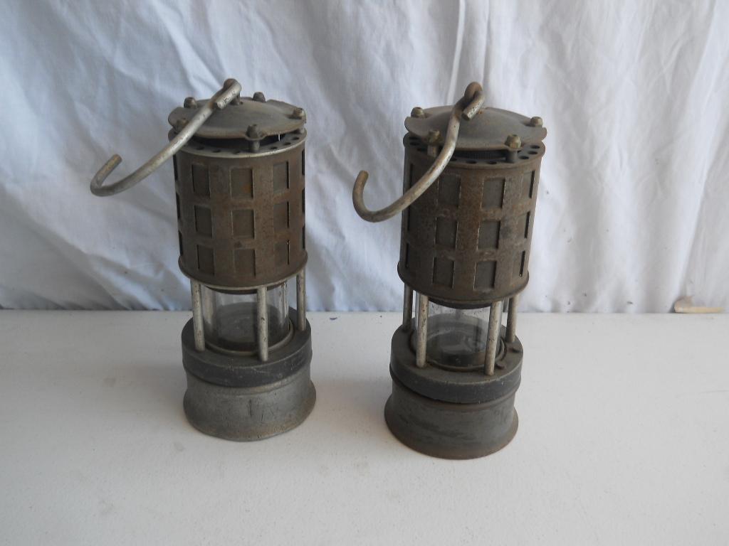 Carbide Mining Lamps Lot of 2