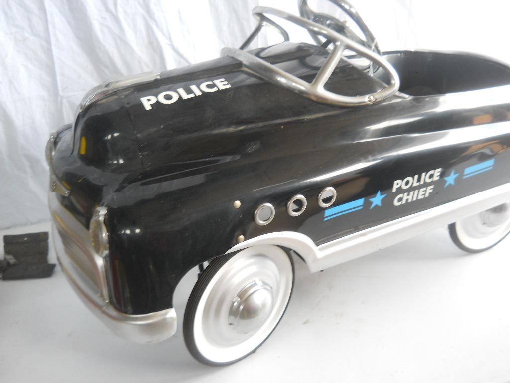 Black Police Chief Pedal Car