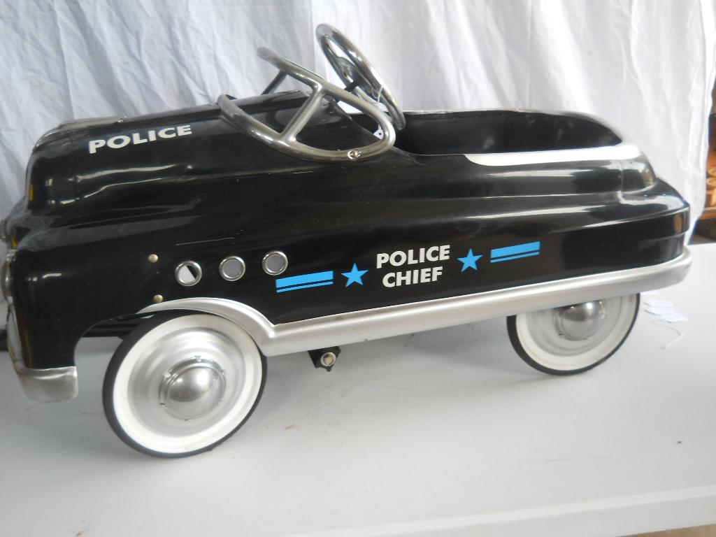 Black Police Chief Pedal Car
