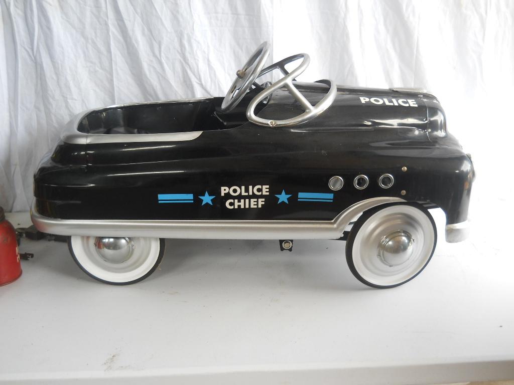 Black Police Chief Pedal Car