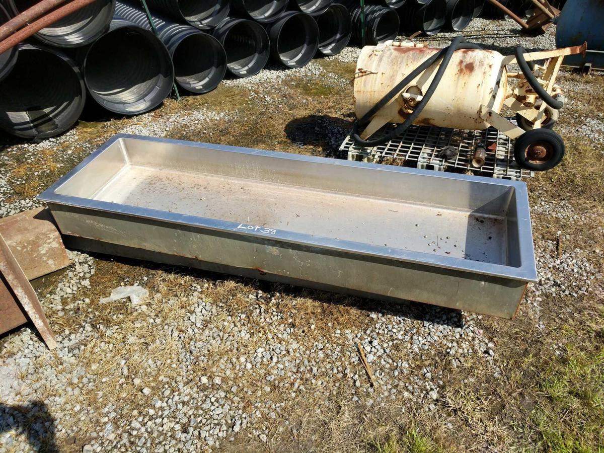 STAINLESS STEEL TROUGH