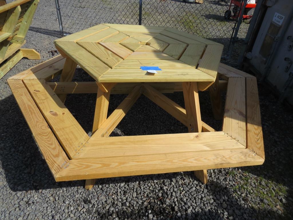 Hexagon Picnic Table