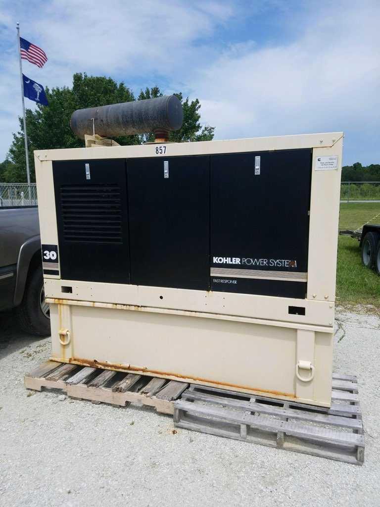 30KW Kohler Generator 1553 hours