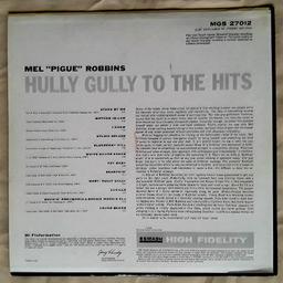 MEL "PIGUE" ROBBINS: Hully Gully To The Hits - 1962 Mono Vinyl LP