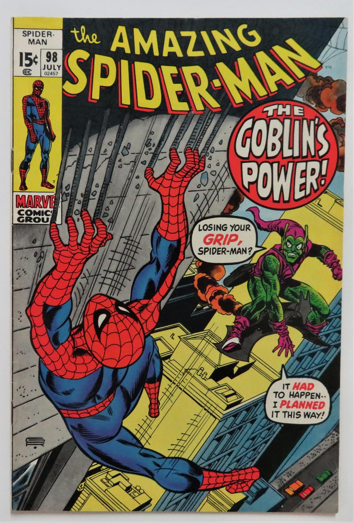 THE AMAZING SPIDER-MAN:  "The Goblin's Last Gasp!" - Marvel Comics