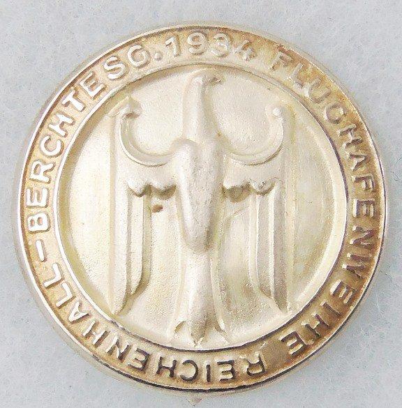 Scarce 1934 German Unknown Commemorative Pin-Airport Opening?