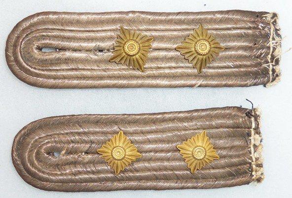 3 pcs. WW2 Kriegsmarine Shoulder Boards/Cap Tally