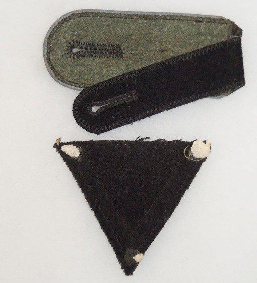 2 pcs. WWII SS Shoulder Board/Sleeve Chevron