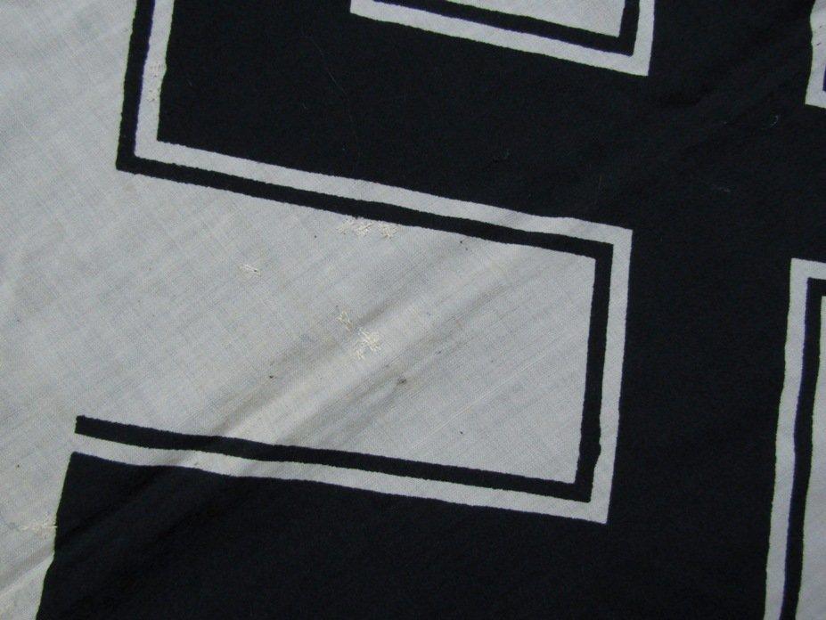 WW2 Kreigs Flag With Eagle Over M Stamping