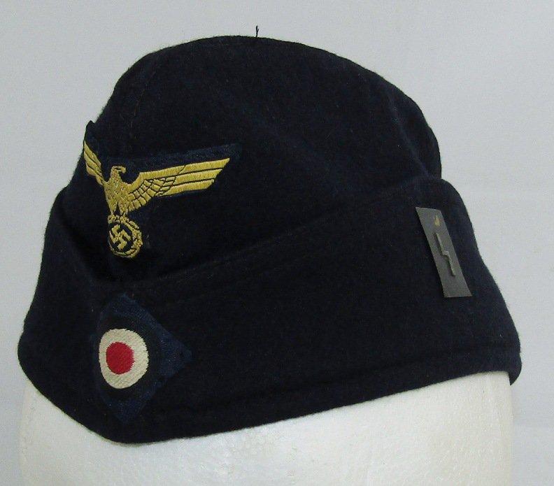 WWII Kreigsmarine Overseas Cap for EM w/ U-Boat Insignia-U103/2nd Flotilla