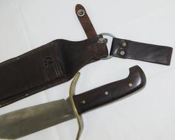 Original Vietnam War Period Western Bowie Knife-US Army Named-Personalized-Dtd 1972