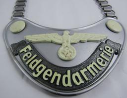 WW2 Feldgendarmerie Gorget With Vet Bring Back Provenance